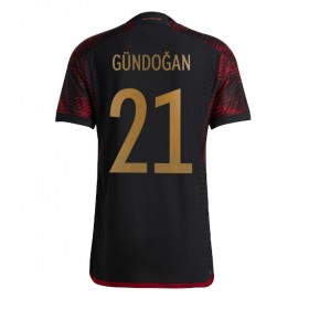 Fotbalové dres Německo Ilkay Gundogan 21 Venkovní Mistrovství Světa 2022 Krátký Rukáv